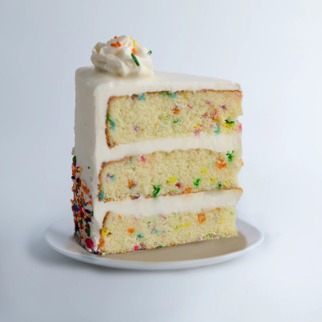 Vanilla Confetti Cake Large 10” Size U81540