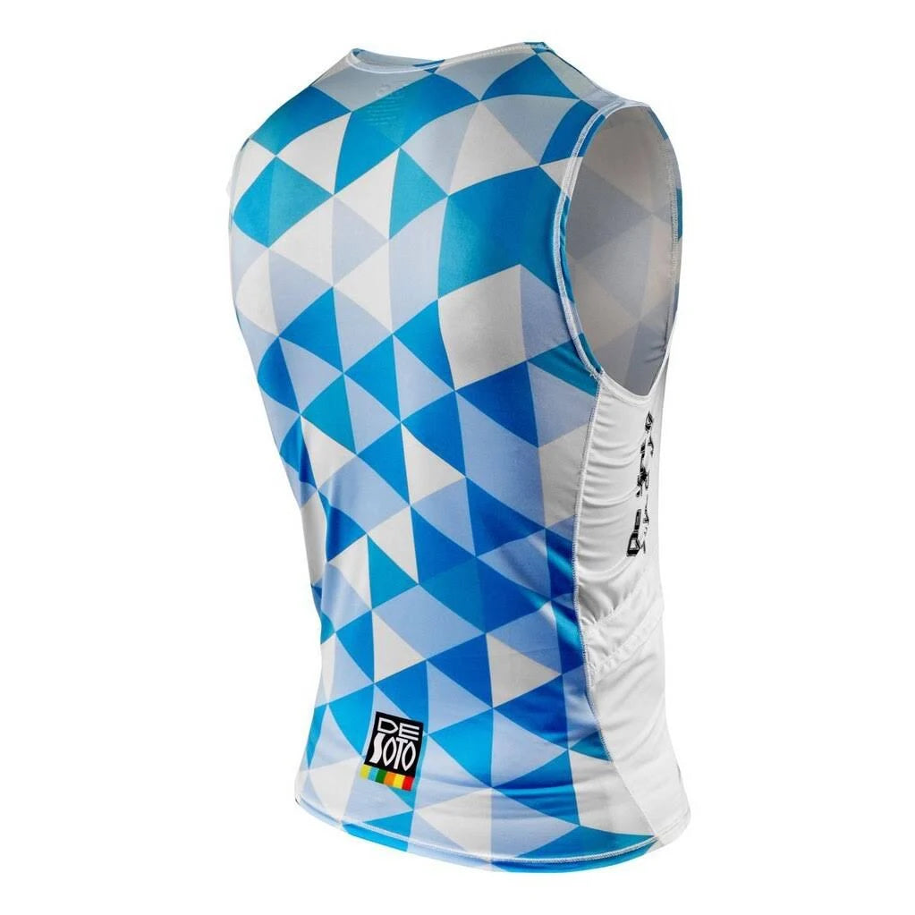 South Beach Mondrian Half Zip Tri Top E4836