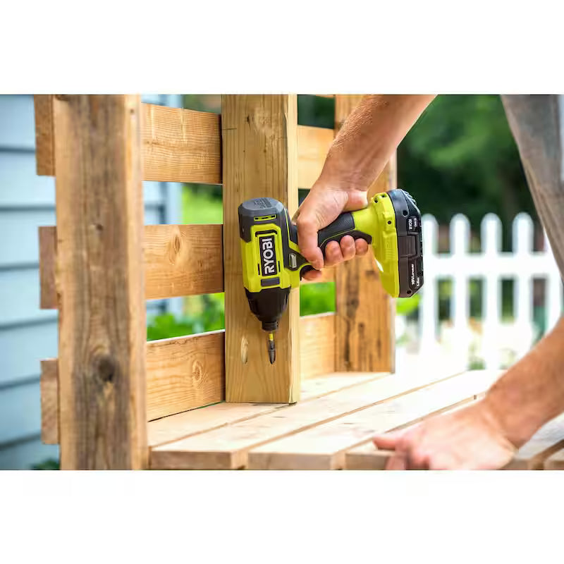 18V Cordless 1/4 in. Impact Drill/Driver Kit with 2 Batteries and Charger G719062