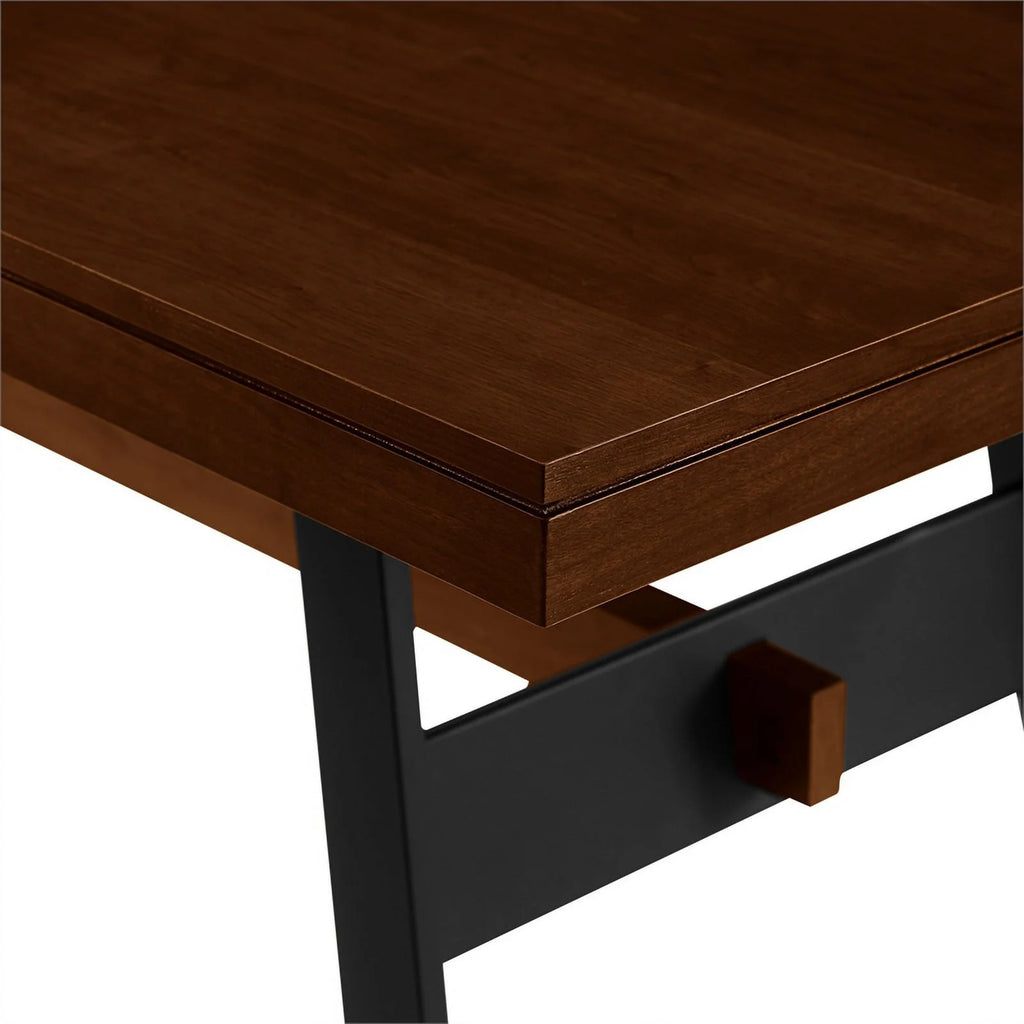 72" Dark Walnut Wood Dining Table E51354