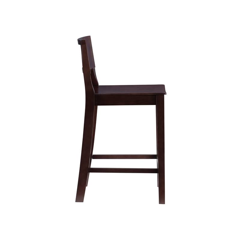 Set of Two Brown Counter Stools Y64187