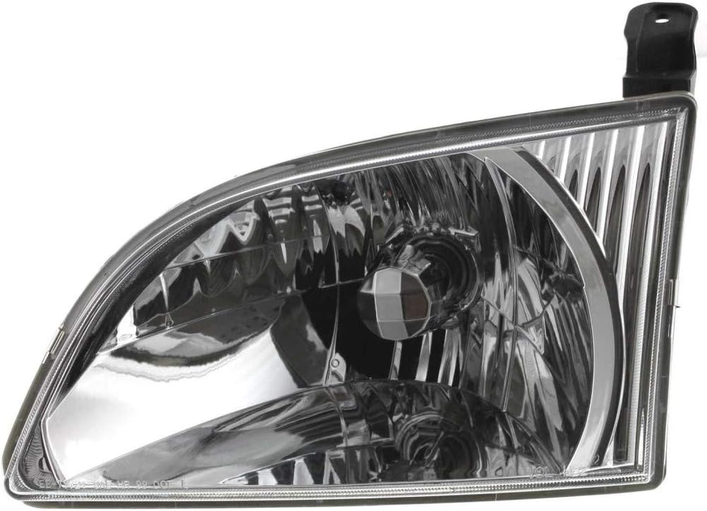 2001 2002 2003 Toyota Sienna Head Light Assembly Driver Side with Bulbs DOT Certified Pack of 2 V310
