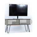 Walnut & Black TV Unit K343