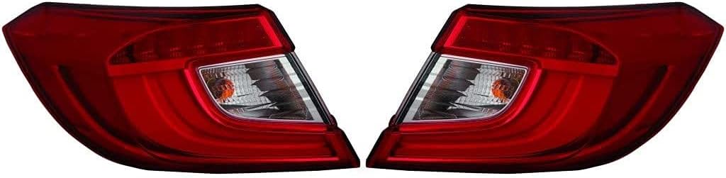For 2018-2021 Honda Accord Tail Light Assembly Passenger Side W30114