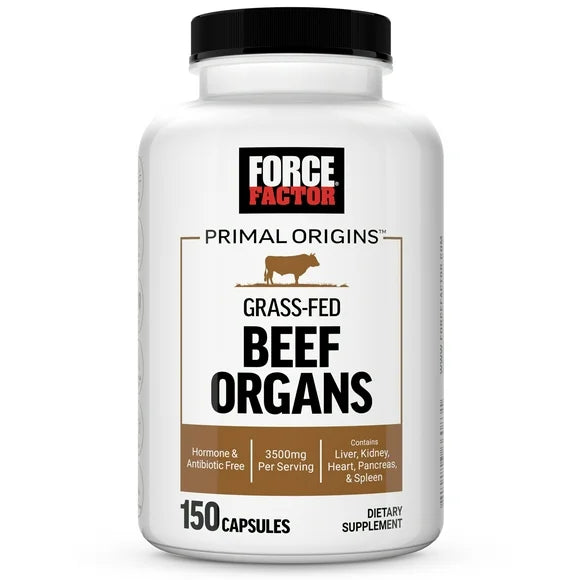 Pasture-Raised Grass Fed Beef Organ Supplement 150 Capsules X966326