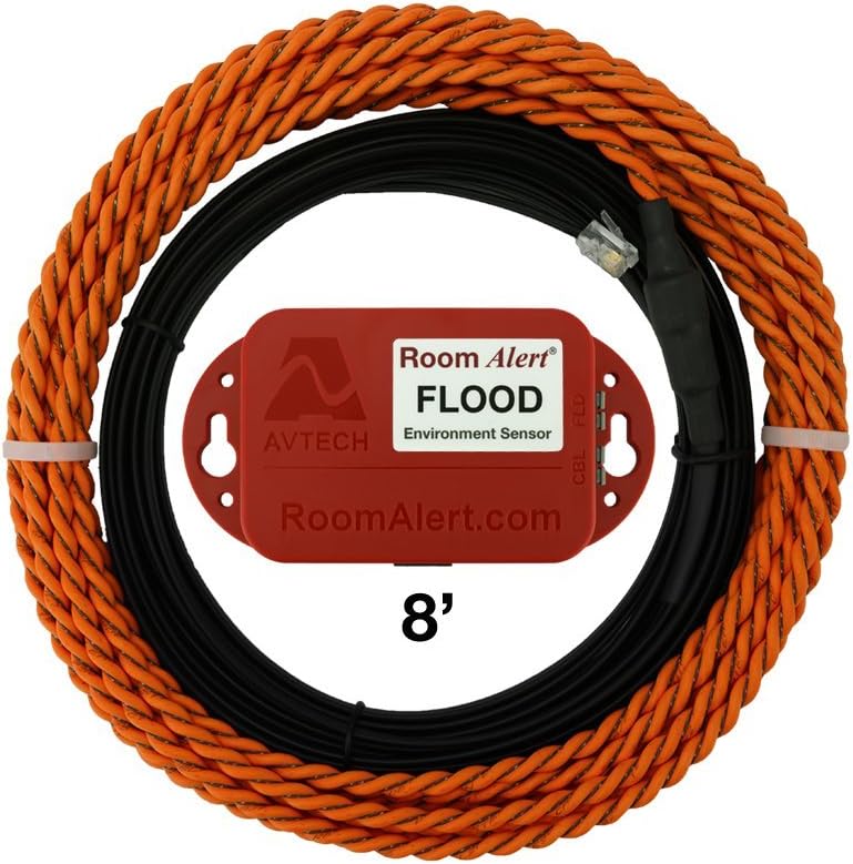 Flood Sensor with 8' Flood Cable J6468