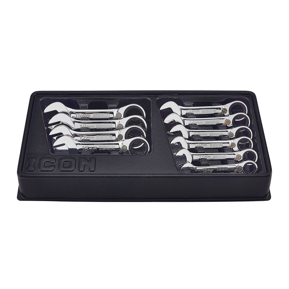 Metric Ratcheting Combination Wrench Set, 10 Piece K798