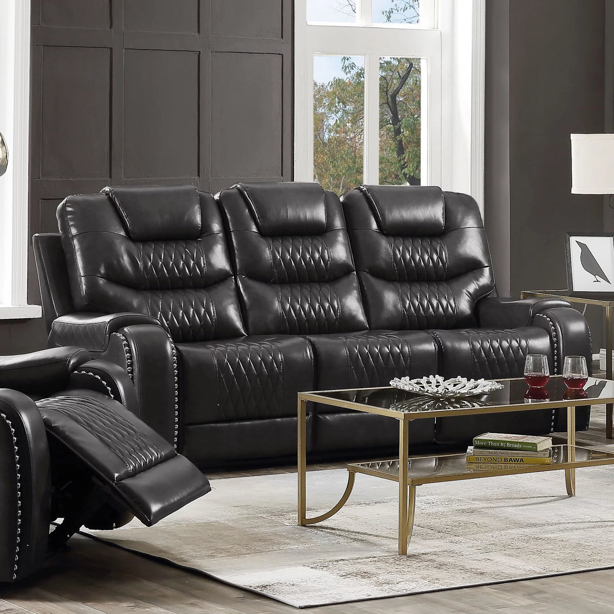 Magnetite PU Sofa N130220