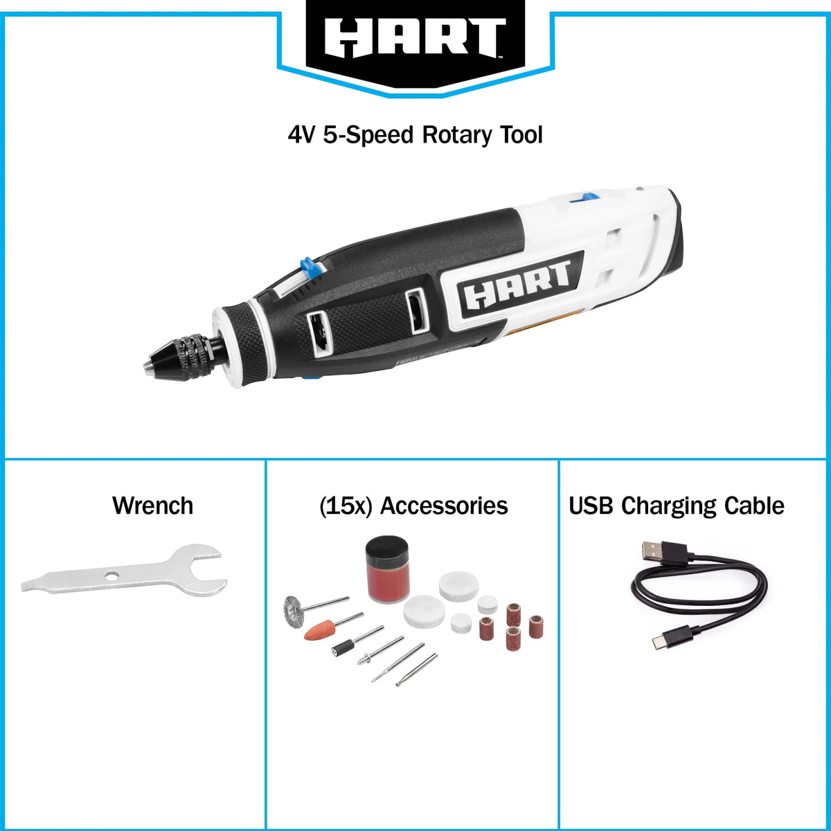 4-Volt Rotary Tool Kit with Accessories R765311