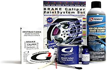Red Brake Caliper Paint High Heat Epoxy Kit Pack of 2 K777