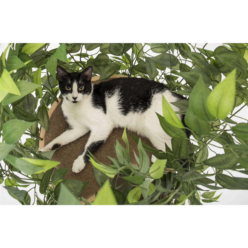 Cat Tree with Leaves Cat House & Cat Activity Tree N392