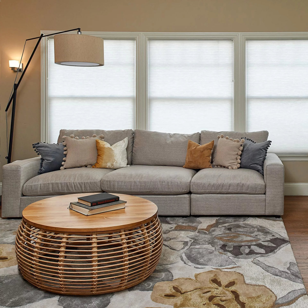 Round Rattan Coffee Table B6063