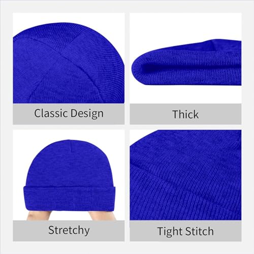 Classic Warm Winter Knit Fleece Lined Beanie Hat K6924
