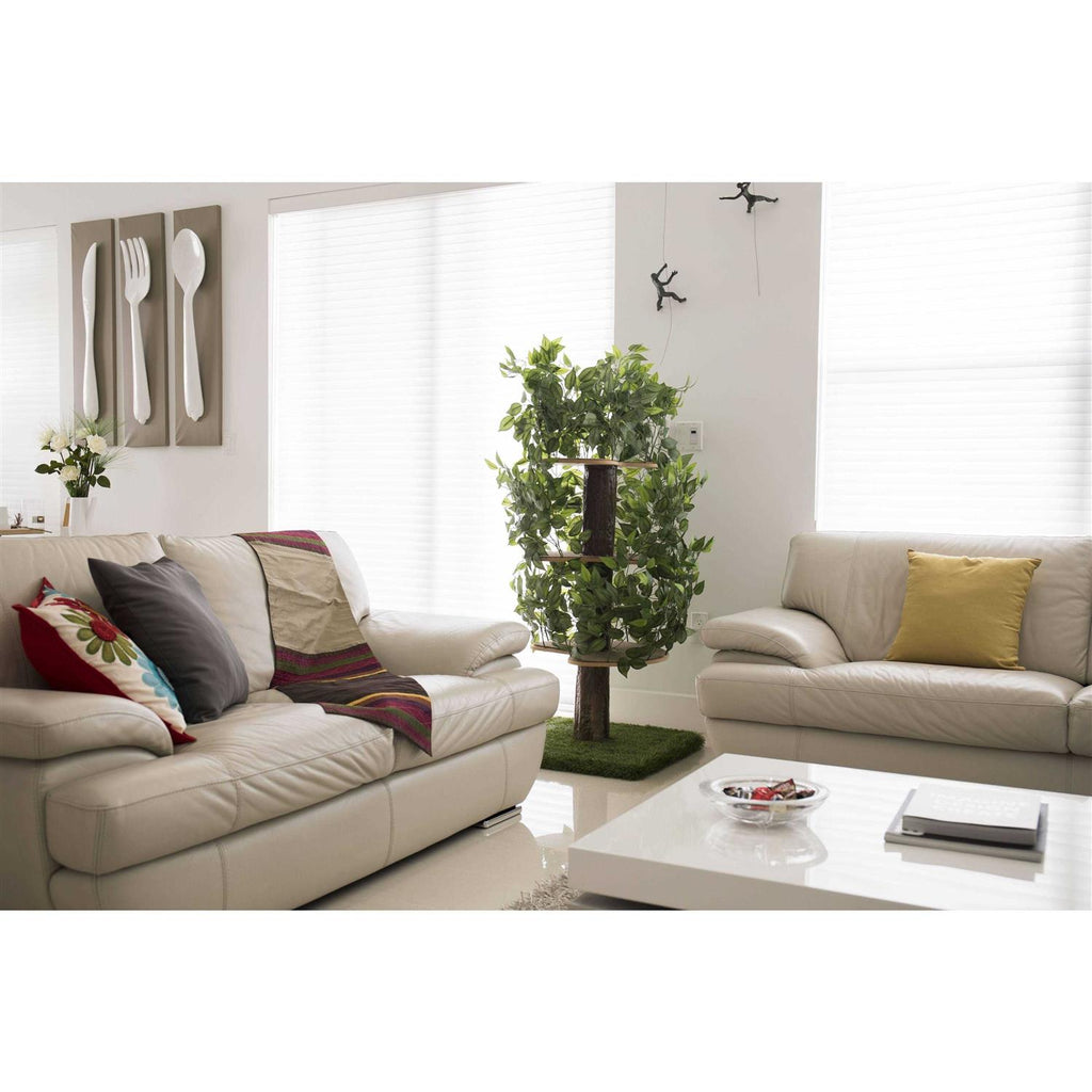 Cat Tree with Leaves Cat House & Cat Activity Tree N392
