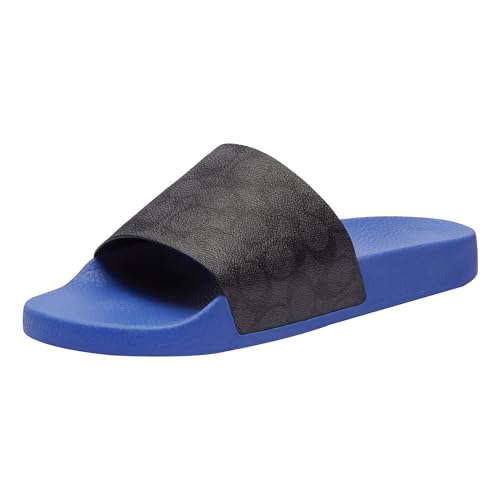Signature Coated Canvas Pool Slide Sandal A36801