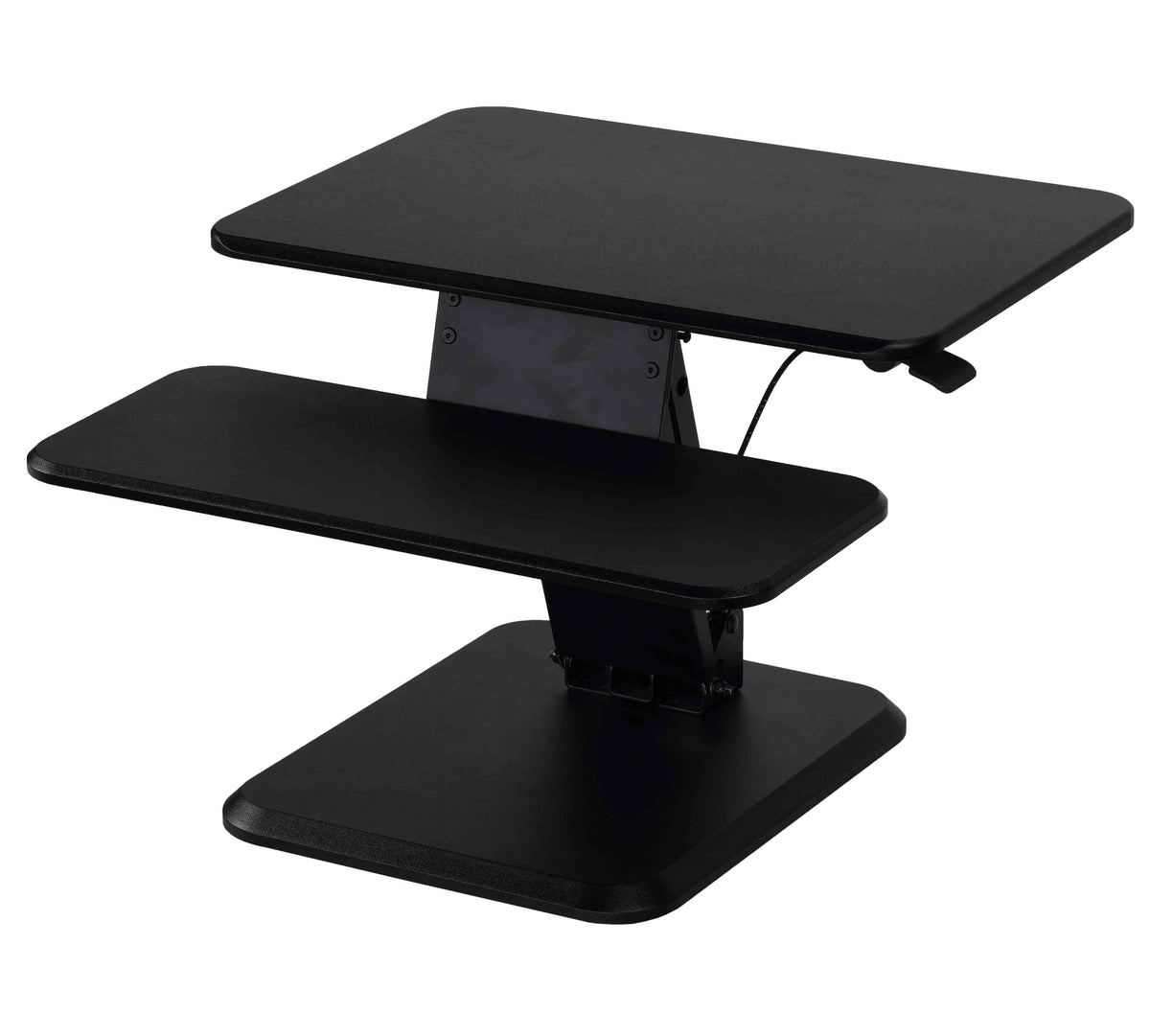 Adjustable Sit to Stand Desktop Monitor Stand, Black E494288