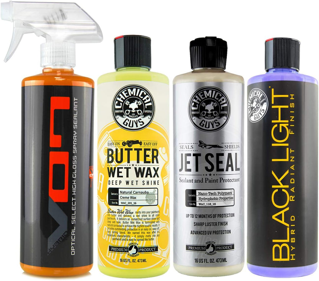 14 Items Car Cleaning Kit with 16 oz Chemicals O2245