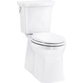 White WaterSense Elongated Comfort Height 2-Piece Toilet T872