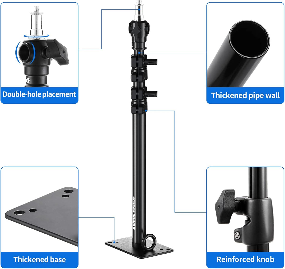 Camera Wall Mount Ring Light Boom Arm, Max Length 39 T419967