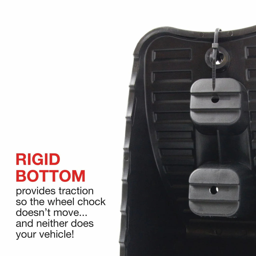 Black Resin Wheel Chocks, 2 Pieces D679795