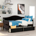 Wood Daybed with Storage Drawers W8215