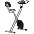 Folding Upright Stationary Indoor Bike with 8 Levels of Magnetic Resistance Z6743
