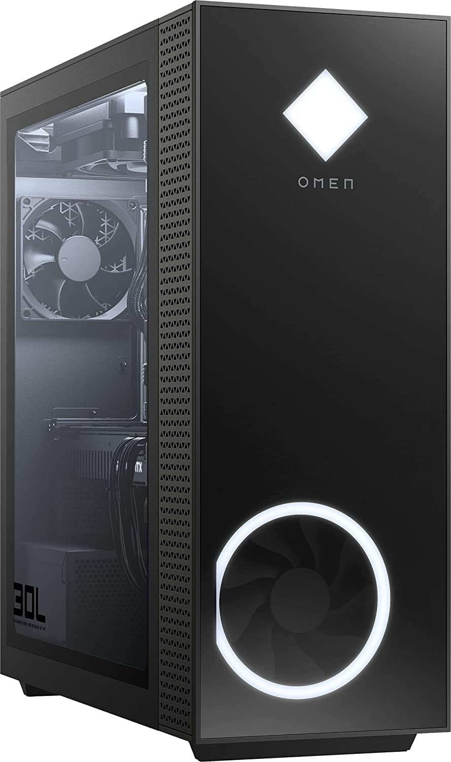 Black Gaming Desktop with AMD Ryzen 5 5600G 16GB RAM 1TB SSD Radeon RX 6600XT Windows 11 Home I9003