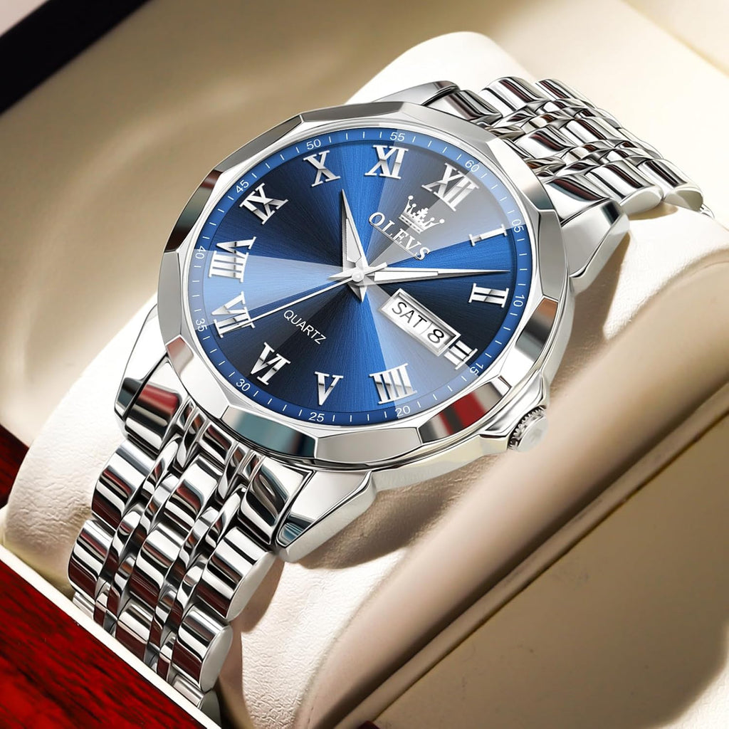 Stainless Steel Quartz Men Watch with Date O644145