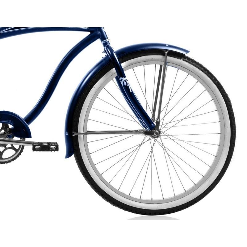 Navy Blue 26x22 Beach Cruiser Bike Z91803