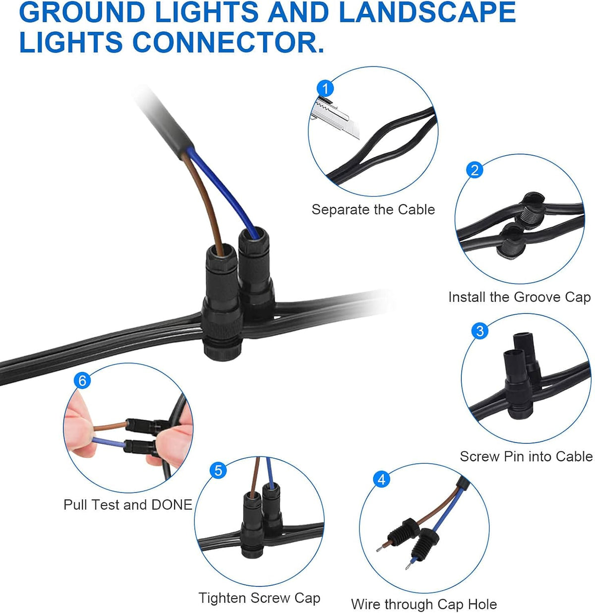 5W Low Voltage Landscape Lights 10 Pack Y256