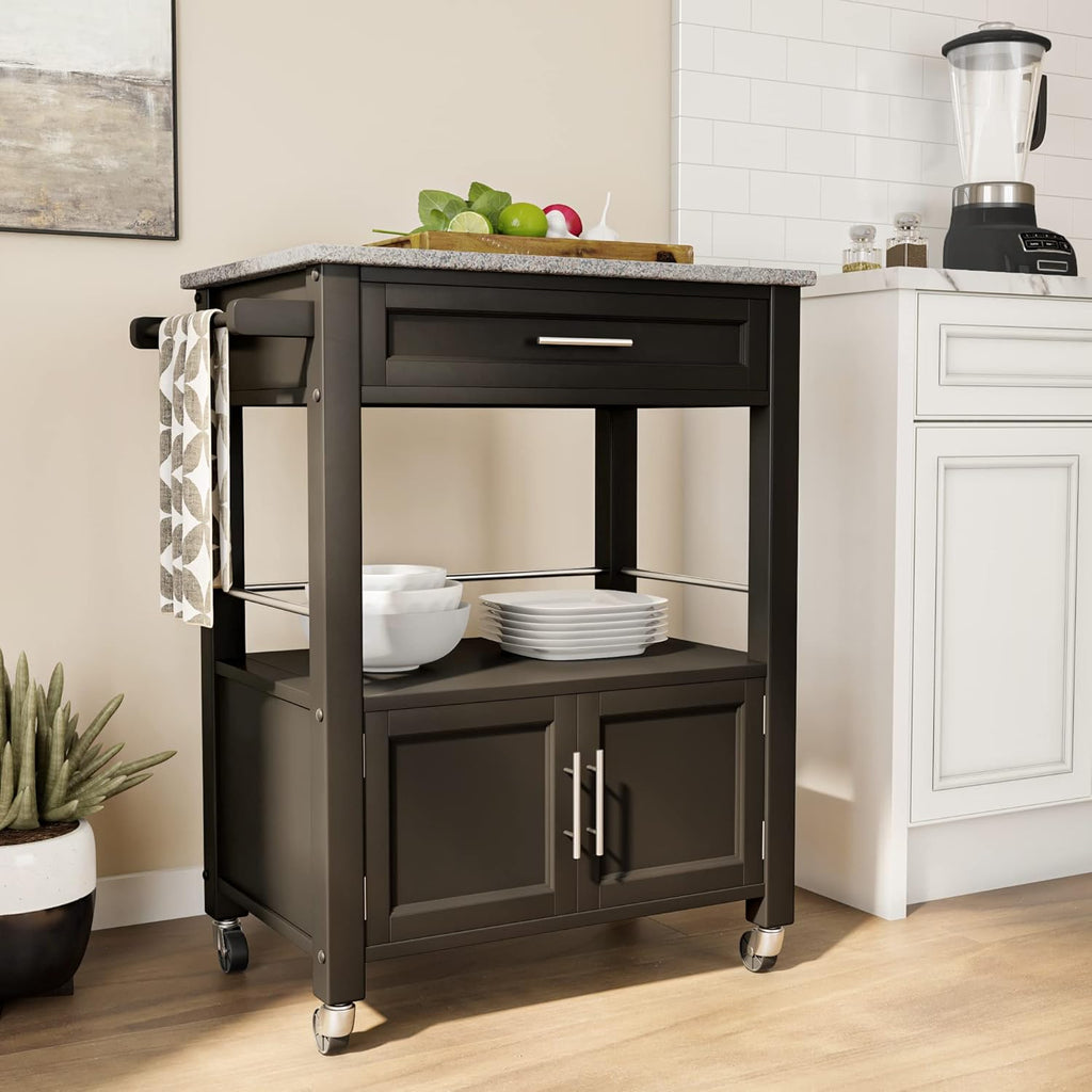 Black Kitchen Cart P808627