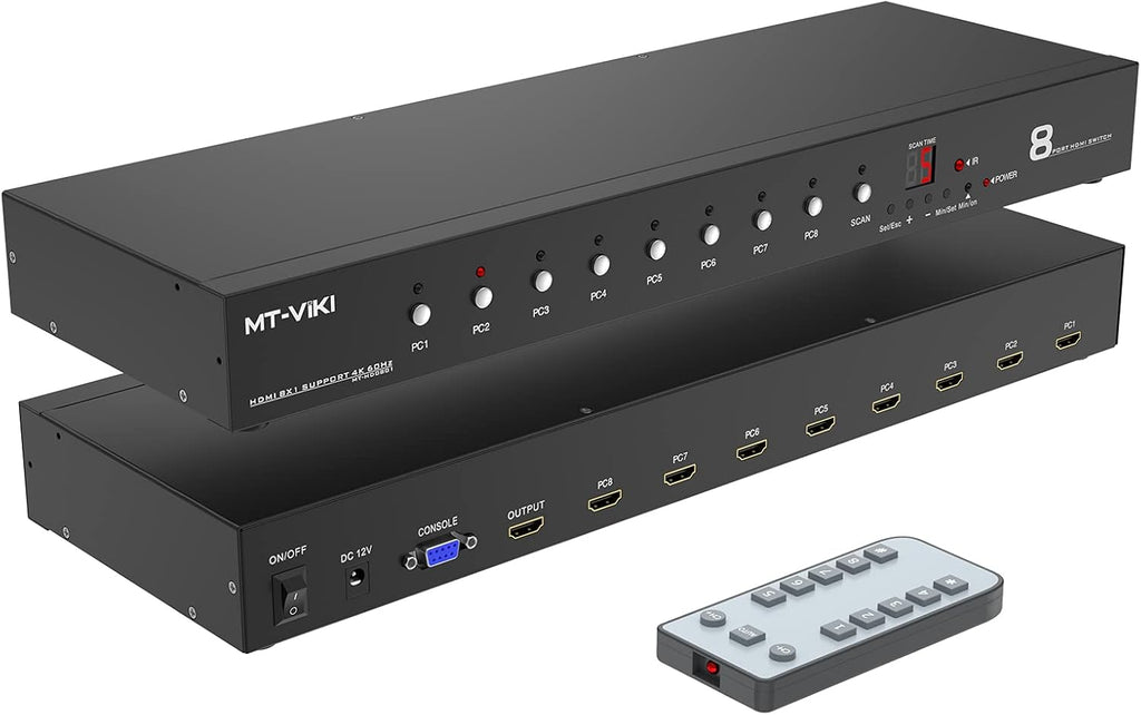 8 Ports HDMI Switch 8x1 4K@60Hz A91558