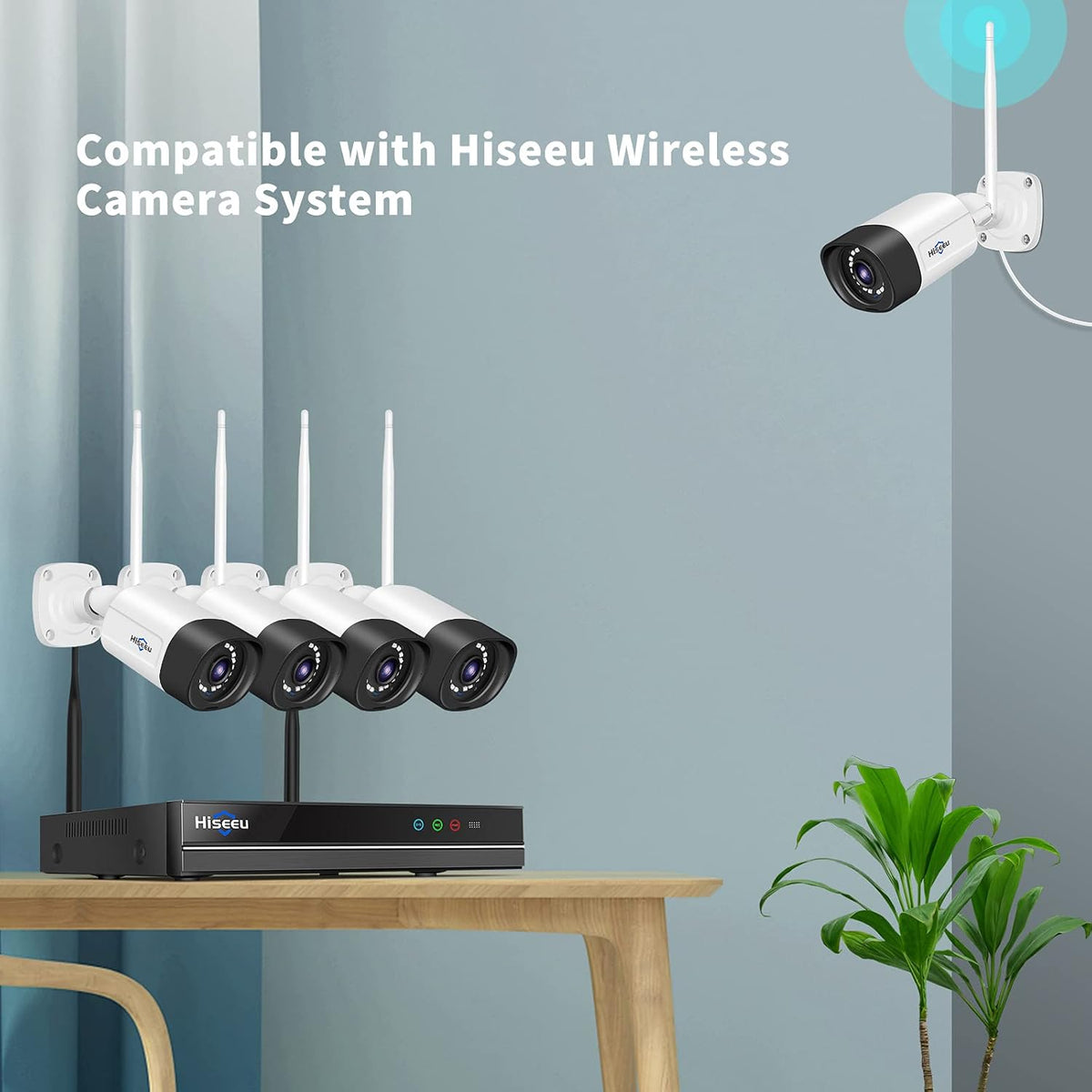 2K Outdoor Security Camera Bullet, 3MP IP66 Waterproof X423