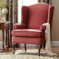Red Wingback Chair H808
