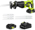 Cordless Reciprocating Saw 20V 2.0Ah for Wood & Metal Cutting N87733