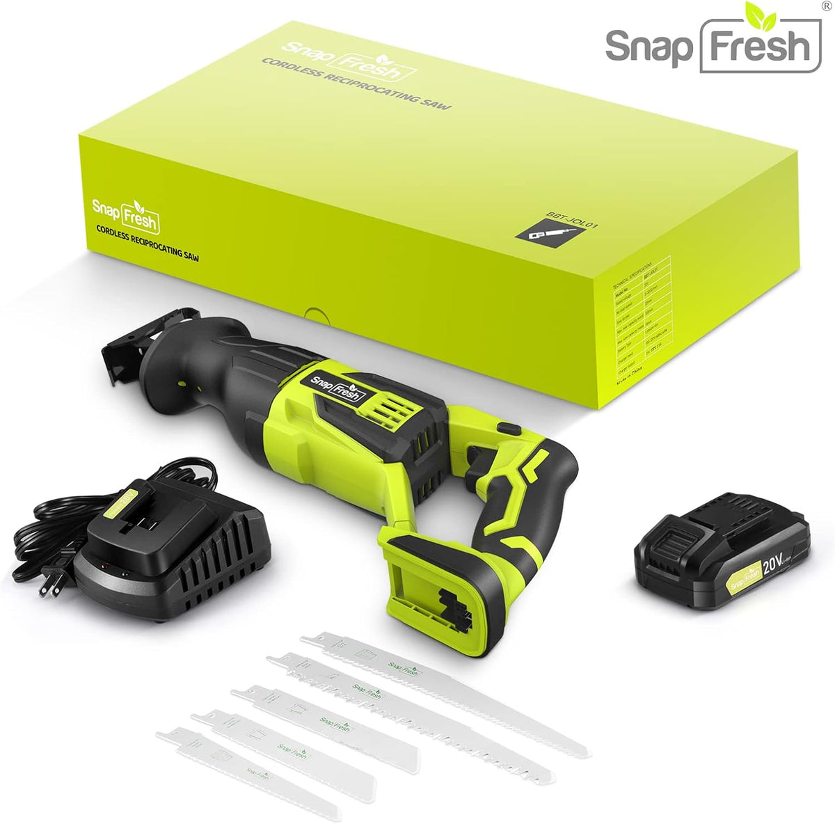 Cordless Reciprocating Saw 20V 2.0Ah for Wood & Metal Cutting N87733