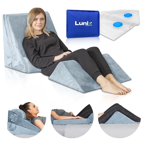 4pcs Orthopedic Bed Wedge Pillow Set Memory Foam I5043