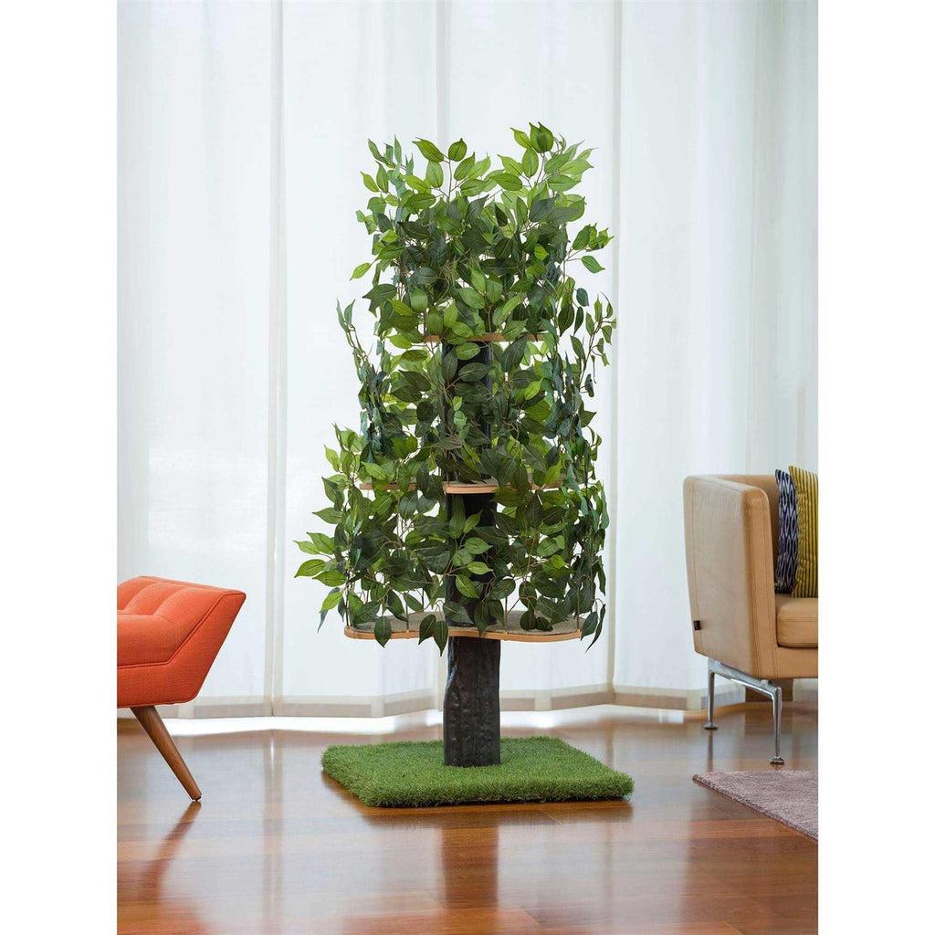 Cat Tree with Leaves Cat House & Cat Activity Tree N392