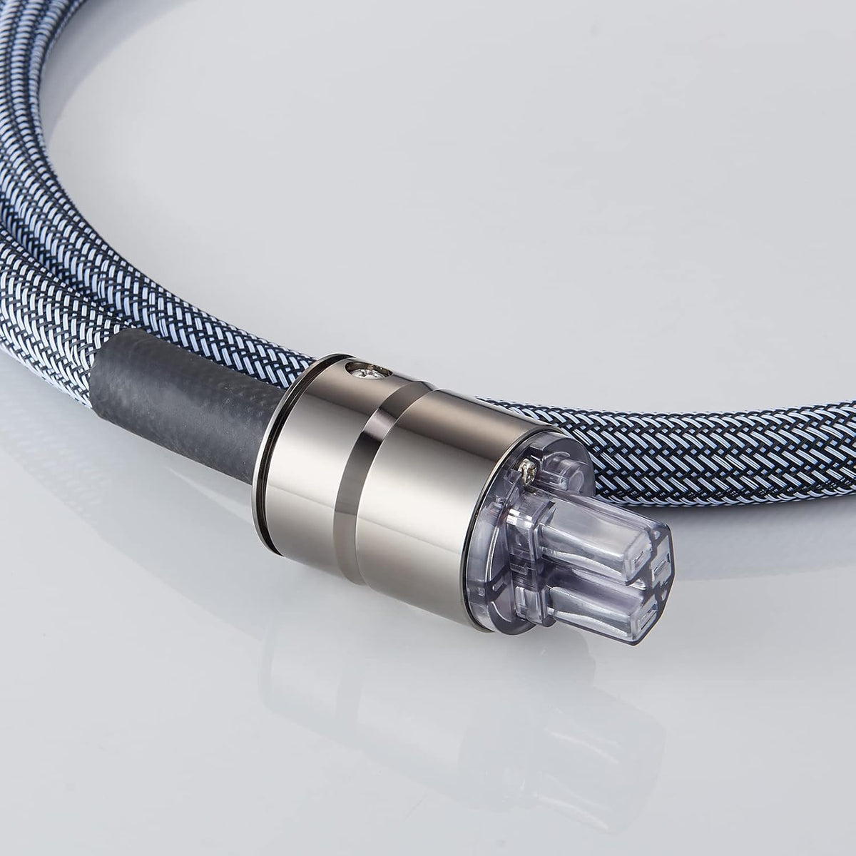 12AWG Audiophile Power Cable with Braided Sleeves, 5FT B54567