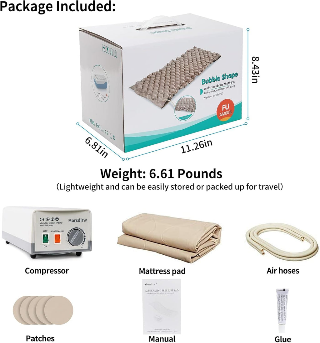 Alternating Pressure Air Mattress with Quiet Pump C729693