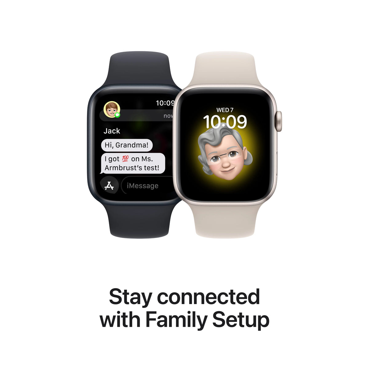 Apple Watch SE GPS 40mm Silver Aluminum Case with White Sport Band Z693172