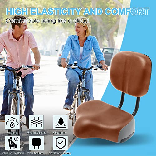 Oversized Bike Saddle with Backrest V326683