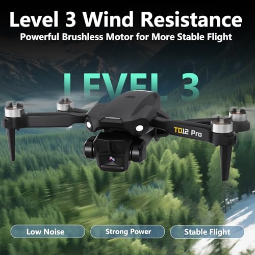 4K HD Camera Foldable Drone with Carrying Case K358988