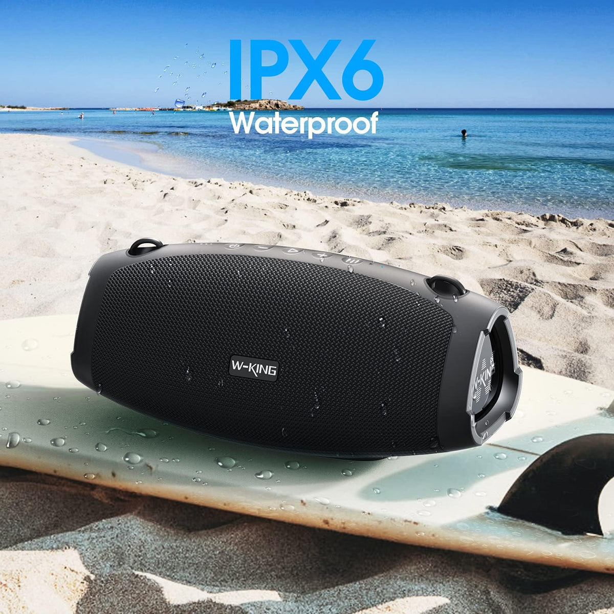 70W Portable Bluetooth Speaker with 13200mAh Power Bank F474302