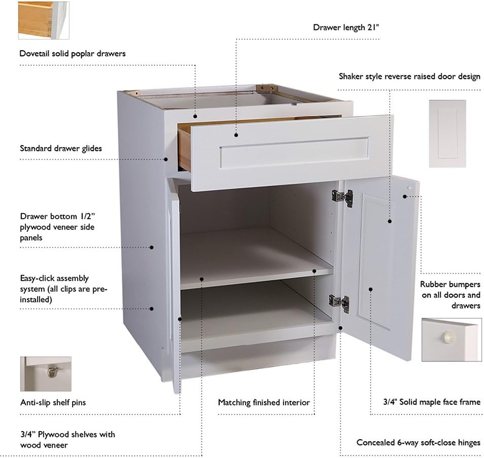 White Kitchen Wall Cabinets V2494