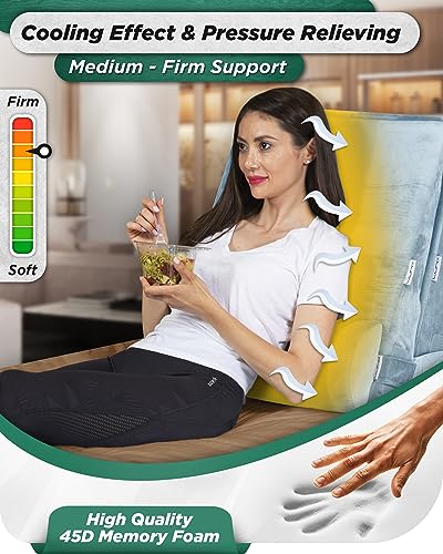 4pcs Orthopedic Bed Wedge Pillow Set Memory Foam I5043