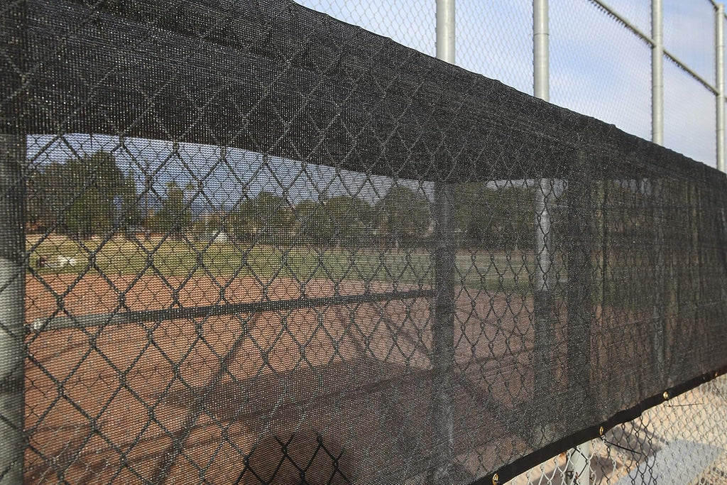 10 FT X 12 FT Heavy Duty Black Knitted Mesh Tarp with Grommets Z456048
