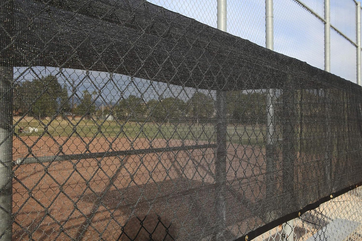 10 FT X 12 FT Heavy Duty Black Knitted Mesh Tarp with Grommets Z456048
