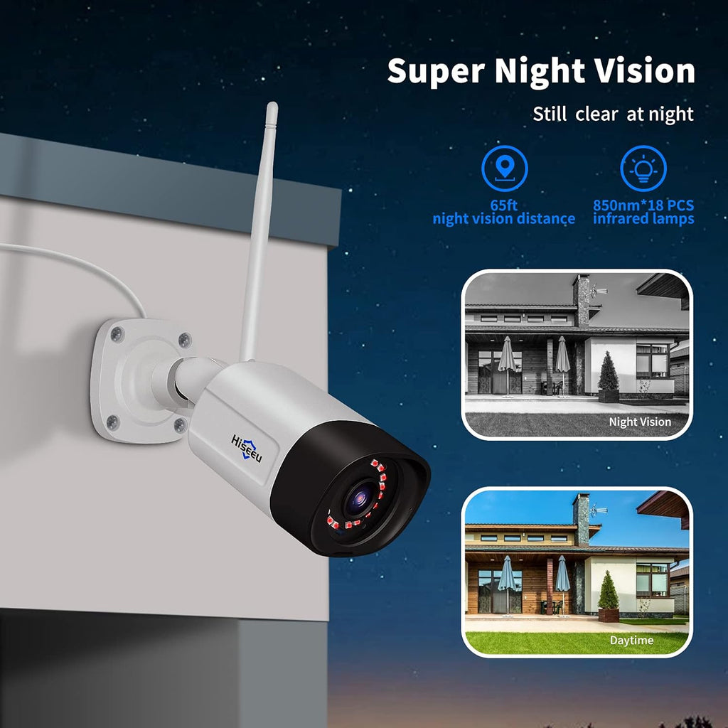 2K Outdoor Security Camera Bullet, 3MP IP66 Waterproof X423