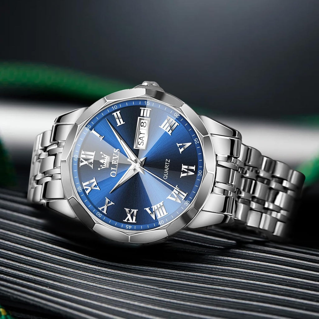 Stainless Steel Quartz Men Watch with Date O644145